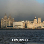 Liverpool waterfront from the Wirral